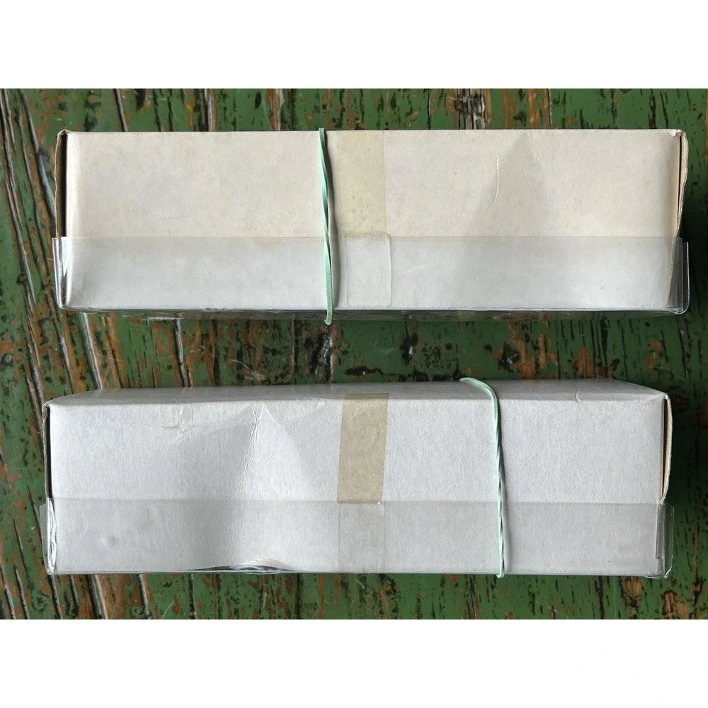 Christmas Poinsettia Cloth Material Napkin‎ Rings Holders Set Of 4 Orig Box